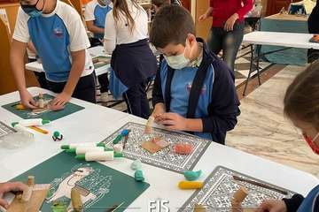 Un belén de pastilina, atractivo de la Biblioteca Saulo Torón (Telde)/Francisco Javier Santana.